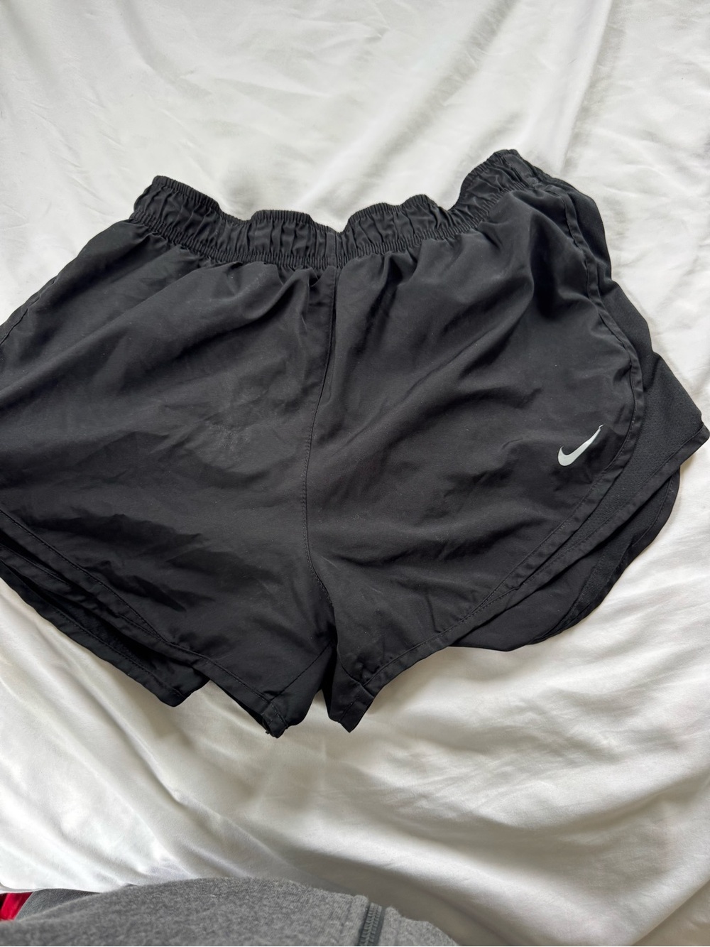 Nike Black Women's Athletic Running Shorts with Swoosh
